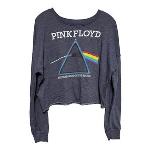 Pink Floyd Dark Side of the Moon Cropped Sweatshirt XL